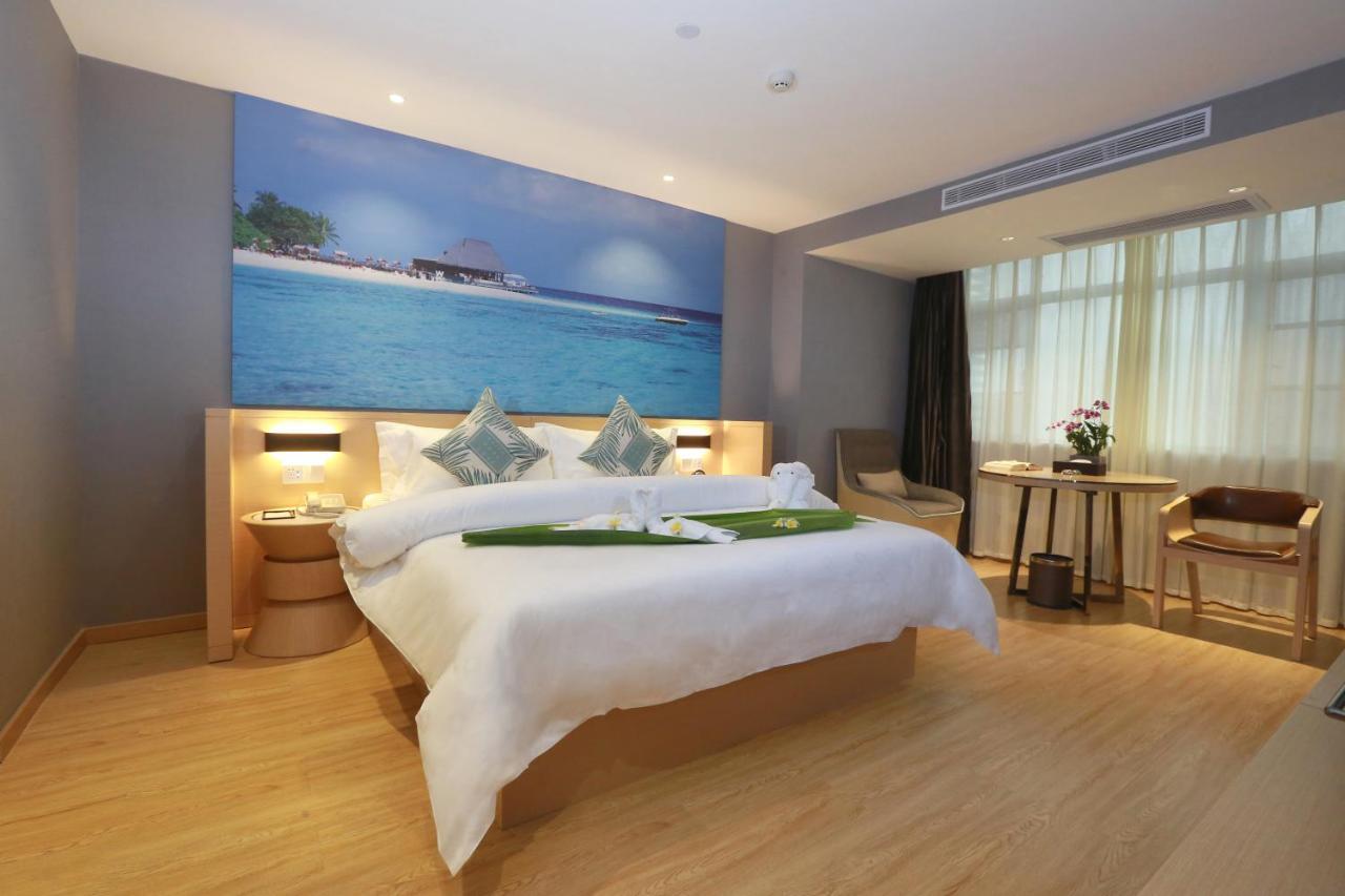 锦江都城酒店海南省政府日月广场免税店 Haikou  Exteriör bild