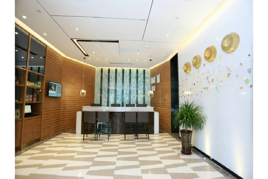 锦江都城酒店海南省政府日月广场免税店 Haikou  Exteriör bild